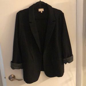 Skies Are Blue Asa open-front knit blazer, XXL